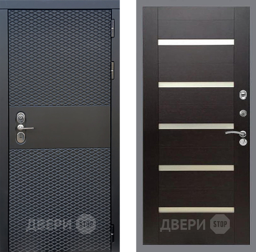 Входная металлическая Дверь Стоп БЛЭК CISA СБ-14 венге поперечный в Фрязино