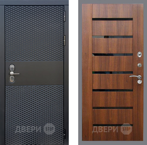 Входная металлическая Дверь Стоп БЛЭК CISA СБ-14 Орех бренди в Фрязино