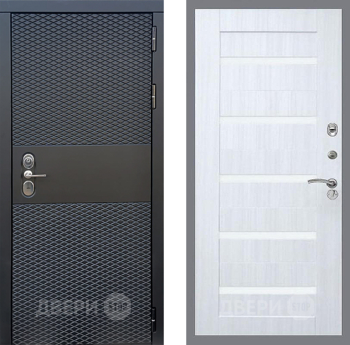 Входная металлическая Дверь Стоп БЛЭК CISA СБ-14 Сандал белый в Фрязино