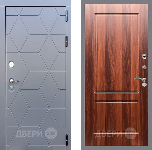 Входная металлическая Дверь Стоп КОСМО ФЛ-117 Итальянский орех в Фрязино