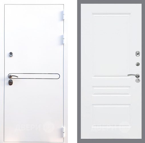 Входная металлическая Дверь Стоп Лайн Вайт ФЛ-243 Силк Сноу в Фрязино