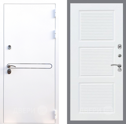 Входная металлическая Дверь Стоп Лайн Вайт ФЛ-1 Силк Сноу в Фрязино