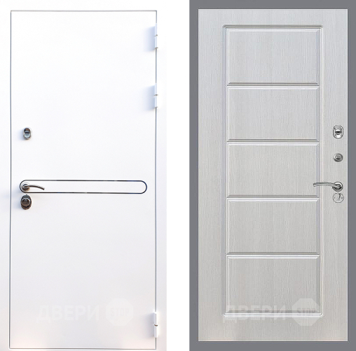 Входная металлическая Дверь Стоп Лайн Вайт ФЛ-39 Лиственница беж в Фрязино