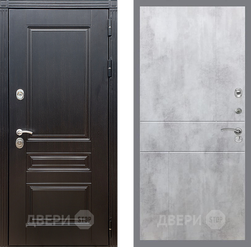 Дверь Стоп МЕГАПОЛИС ФЛ-290 Бетон светлый в Фрязино