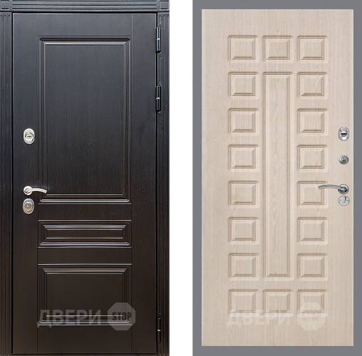 Входная металлическая Дверь Стоп МЕГАПОЛИС ФЛ-183 Беленый дуб в Фрязино