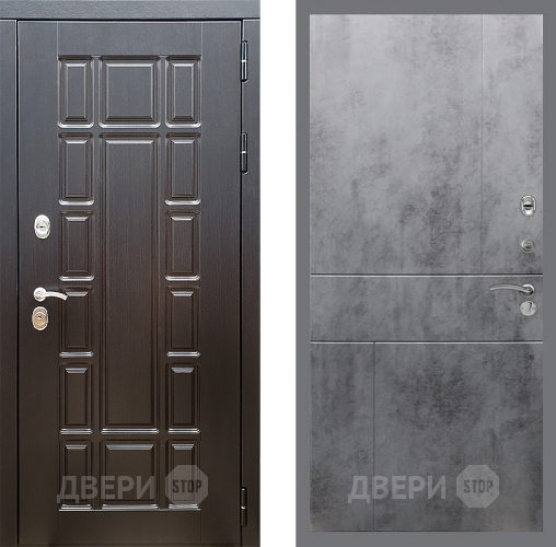 Входная металлическая Дверь Стоп НЬЮ ЙОРК ФЛ-290 Бетон темный в Фрязино