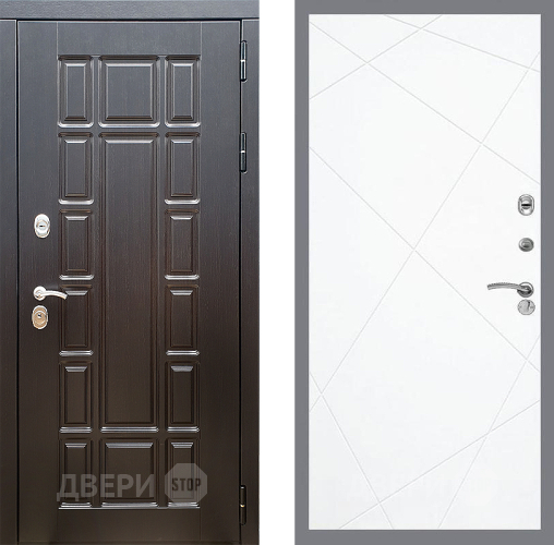 Входная металлическая Дверь Стоп НЬЮ ЙОРК ФЛ-291 Силк Сноу в Фрязино