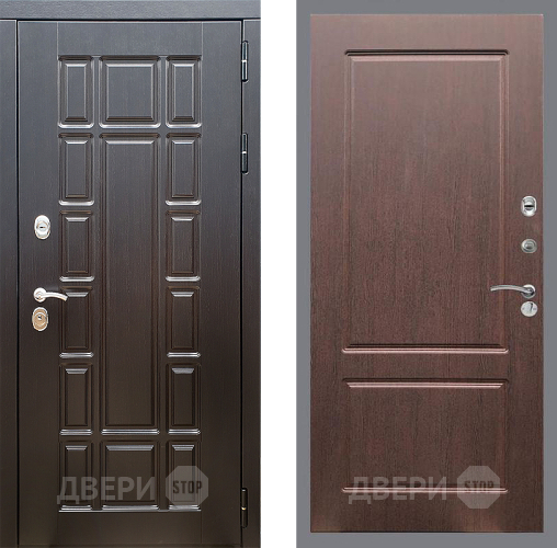 Входная металлическая Дверь Стоп НЬЮ ЙОРК ФЛ-117 Орех премиум в Фрязино
