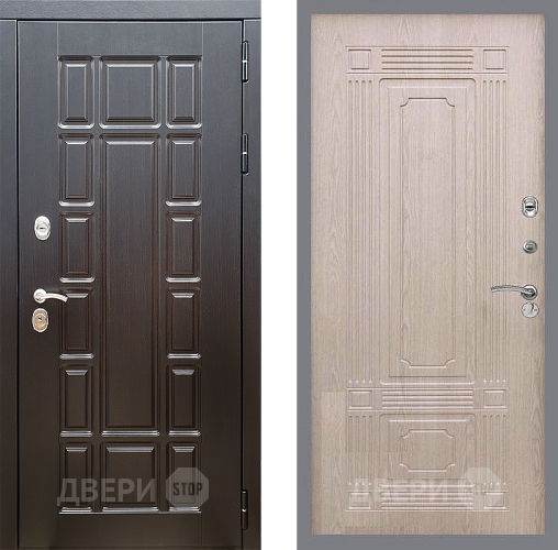 Входная металлическая Дверь Стоп НЬЮ ЙОРК ФЛ-2 Беленый дуб в Фрязино