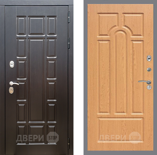 Входная металлическая Дверь Стоп НЬЮ ЙОРК ФЛ-58 Дуб в Фрязино