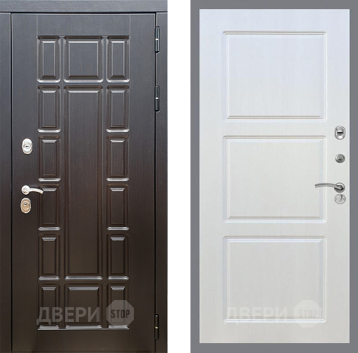 Входная металлическая Дверь Стоп НЬЮ ЙОРК ФЛ-3 Лиственница беж в Фрязино