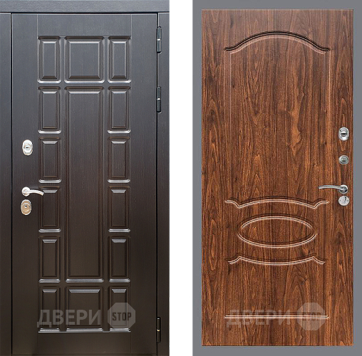 Дверь Стоп НЬЮ ЙОРК ФЛ-128 орех тисненый в Фрязино