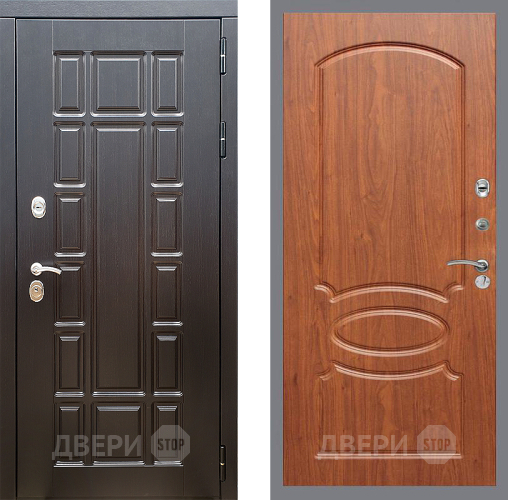 Входная металлическая Дверь Стоп НЬЮ ЙОРК ФЛ-128 Береза мореная в Фрязино
