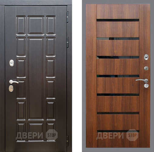 Входная металлическая Дверь Стоп НЬЮ ЙОРК СБ-14 Орех бренди в Фрязино