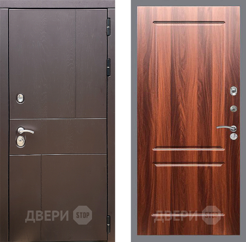 Входная металлическая Дверь Стоп УРБАН ФЛ-117 Итальянский орех в Фрязино