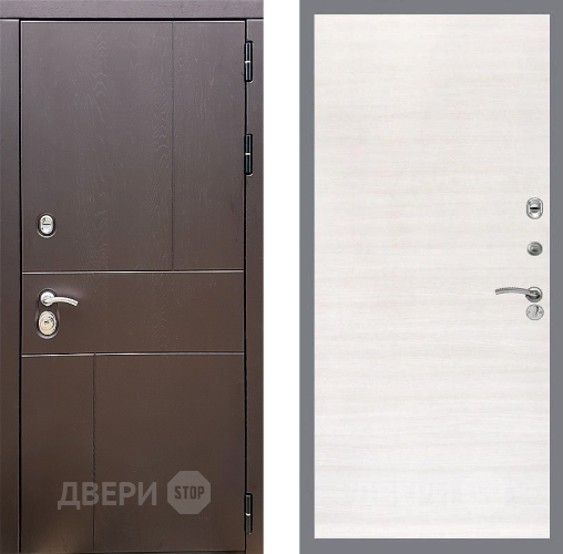 Входная металлическая Дверь Стоп УРБАН Гладкая Акация светлая в Фрязино