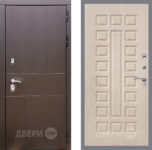 Входная металлическая Дверь Стоп УРБАН ФЛ-183 Беленый дуб в Фрязино