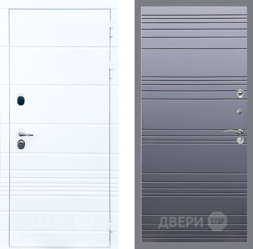 Дверь Стоп ТРЕНДО Лайн Силк титан в Фрязино
