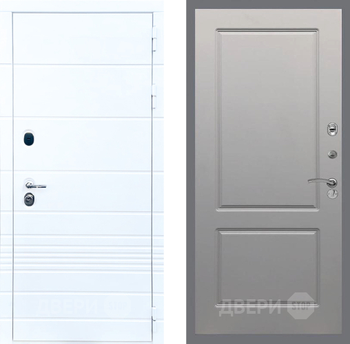 Входная металлическая Дверь Стоп ТРЕНДО ФЛ-117 Грей софт в Фрязино