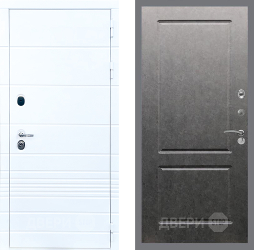 Входная металлическая Дверь Стоп ТРЕНДО ФЛ-117 Штукатурка графит в Фрязино