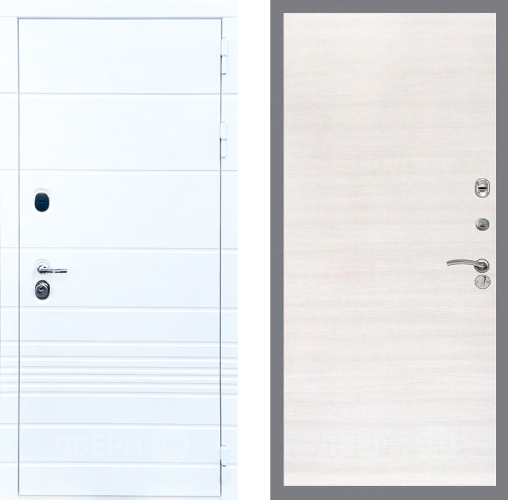 Входная металлическая Дверь Стоп ТРЕНДО Гладкая Акация светлая в Фрязино
