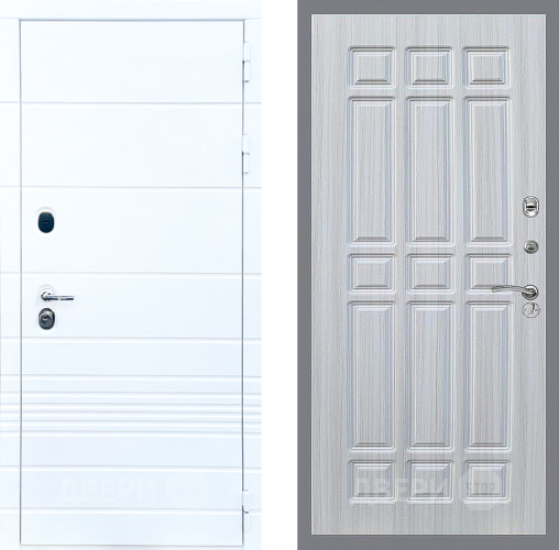 Входная металлическая Дверь Стоп ТРЕНДО ФЛ-33 Сандал белый в Фрязино