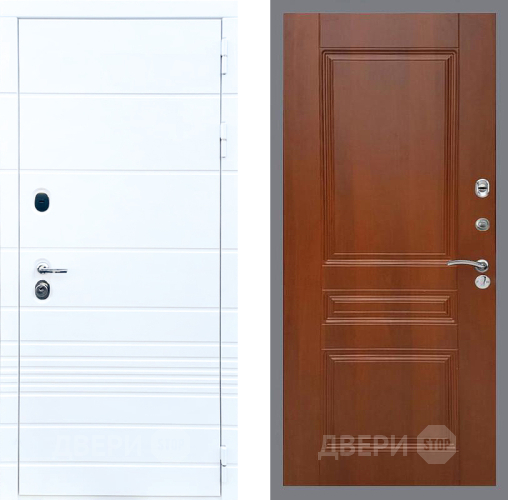 Входная металлическая Дверь Стоп ТРЕНДО ФЛ-243 Итальянский орех в Фрязино