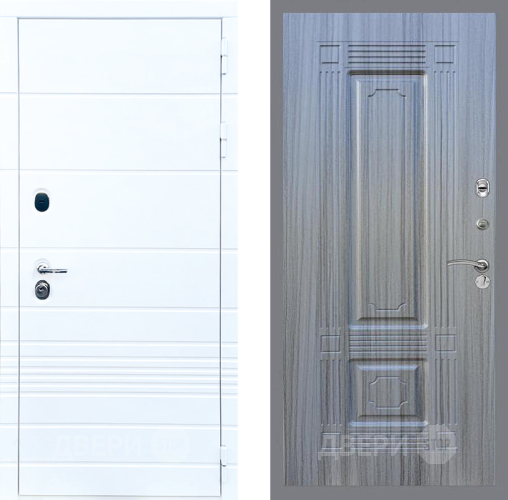 Входная металлическая Дверь Стоп ТРЕНДО ФЛ-2 Сандал грей в Фрязино