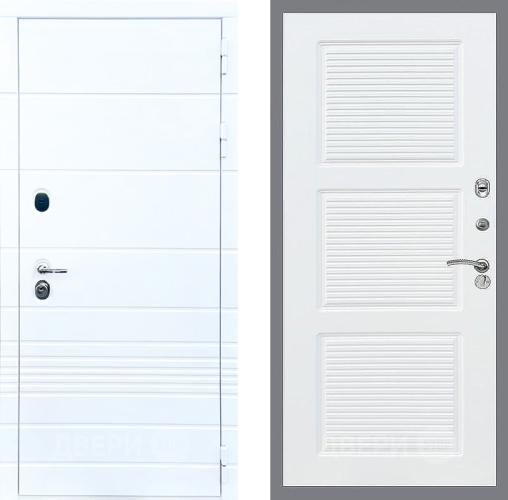 Дверь Стоп ТРЕНДО ФЛ-1 Силк Сноу в Фрязино