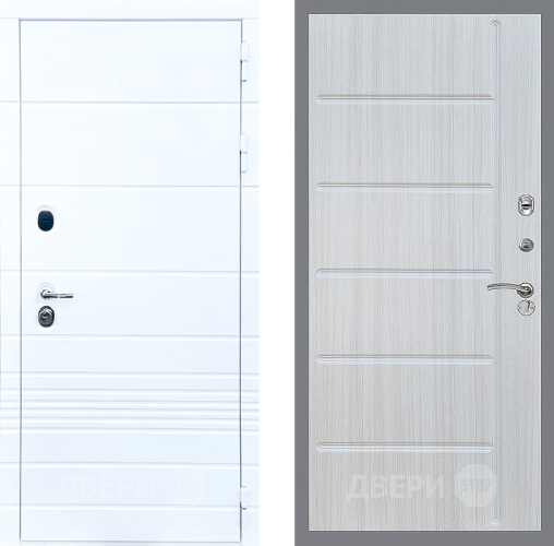 Входная металлическая Дверь Стоп ТРЕНДО ФЛ-102 Сандал белый в Фрязино