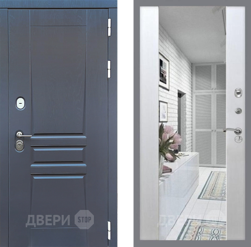 Дверь Стоп ПЛАТИНУМ Зеркало СБ-16 Лиственница беж в Фрязино