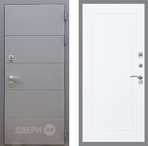 Дверь Стоп АРТ ГРАФИТ ФЛ-119 Силк Сноу в Фрязино