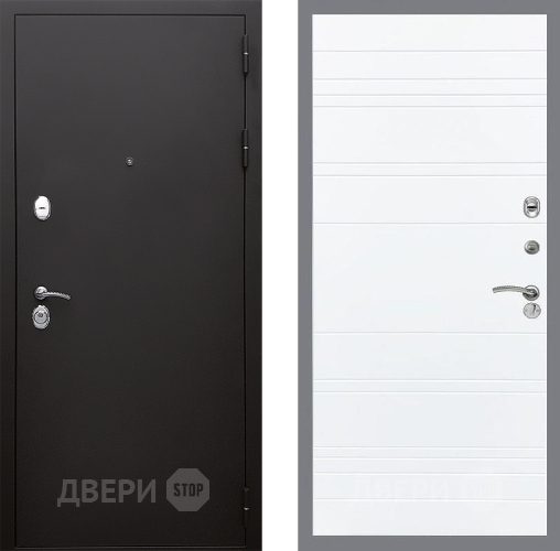 Входная металлическая Дверь Стоп КЛАССИК Шагрень Лайн Силк Сноу в Фрязино