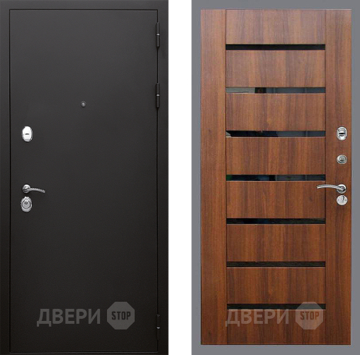 Входная металлическая Дверь Стоп КЛАССИК Шагрень СБ-14 Орех бренди в Фрязино