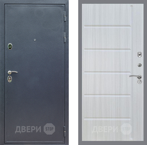 Входная металлическая Дверь Стоп СИЛЬВЕР ФЛ-102 Сандал белый в Фрязино