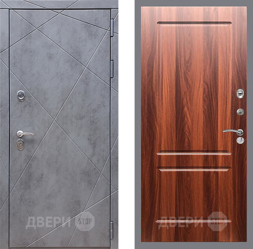 Входная металлическая Дверь Стоп Лучи ФЛ-117 Итальянский орех в Фрязино