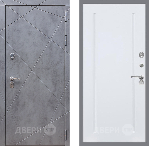 Входная металлическая Дверь Стоп Лучи ФЛ-68 Силк Сноу в Фрязино