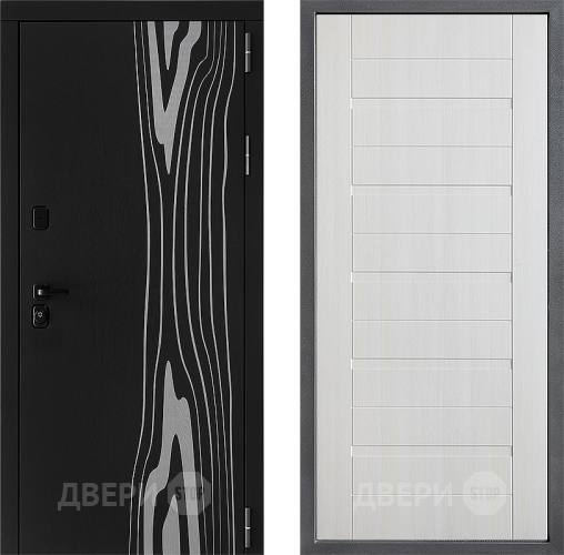 Входная металлическая Дверь Дверной континент ДК-12 ФЛ-70 Лиственница белая в Фрязино