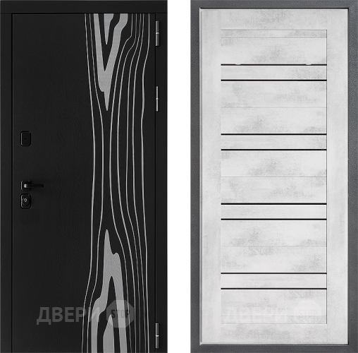 Дверь Дверной континент ДК-12 ФЛ-49 Бетон снежный в Фрязино