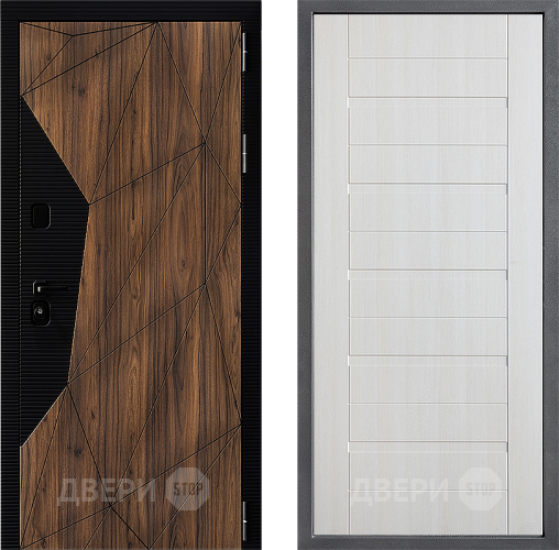 Входная металлическая Дверь Дверной континент ДК-11 ФЛ-70 Лиственница белая в Фрязино