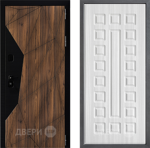 Входная металлическая Дверь Дверной континент ДК-11 ФЛ-183 Сандал белый в Фрязино