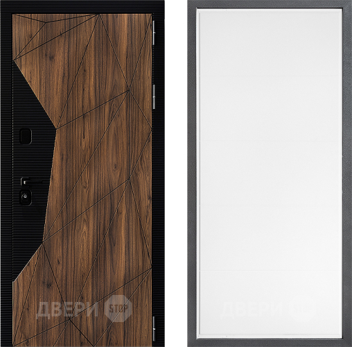 Входная металлическая Дверь Дверной континент ДК-11 ФЛ-649 Белый софт в Фрязино