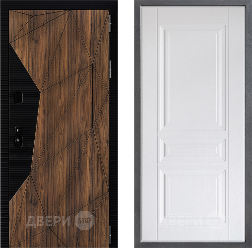 Входная металлическая Дверь Дверной континент ДК-11 ФЛ-243 Альберо Браш серебро в Фрязино