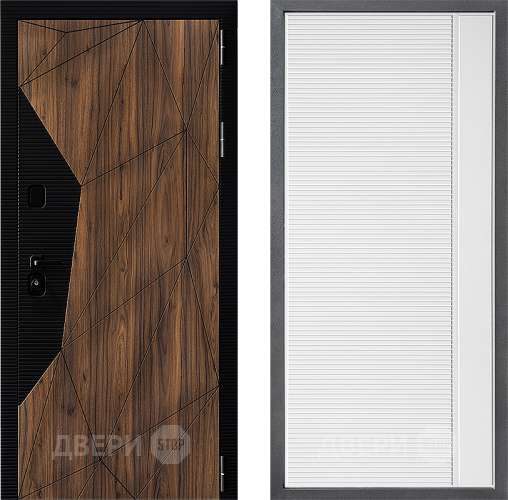 Дверь Дверной континент ДК-11 ФЛ-757 Белое Стекло Софт милк в Фрязино