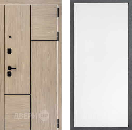 Входная металлическая Дверь Дверной континент ДК-14 ФЛ-649 Белый софт в Фрязино