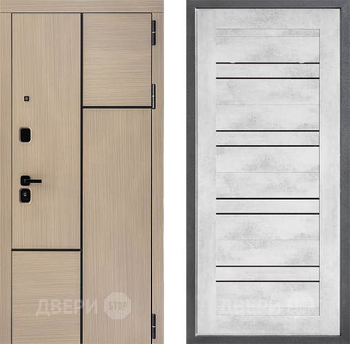 Дверь Дверной континент ДК-14 ФЛ-49 Бетон снежный в Фрязино