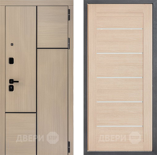 Входная металлическая Дверь Дверной континент ДК-14 ФЛ-46 Капучино в Фрязино