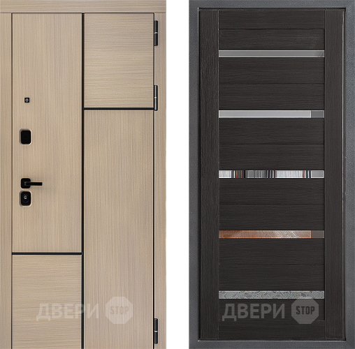 Входная металлическая Дверь Дверной континент ДК-14 ФЛ-47 Венге в Фрязино