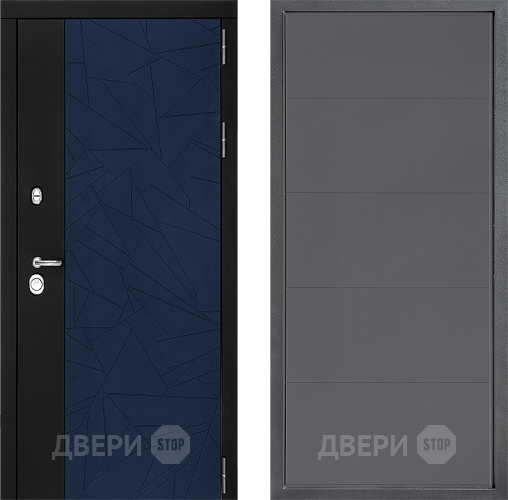 Входная металлическая Дверь Дверной континент ДК-9 ФЛ-649 Графит софт в Фрязино