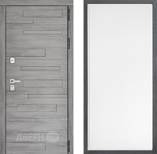 Входная металлическая Дверь Дверной континент ДК-10 ФЛ-649 Белый софт в Фрязино